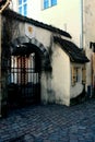 Old gate in Tallinn medieval old city, Estonia Royalty Free Stock Photo